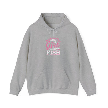 „Show You How To Fish“ Artistic Unisex Hoodie – Unique Graphic Sweatshirt, Cozy Layer, Everyday Wear, Gift for Him/Her, Casual Fashion