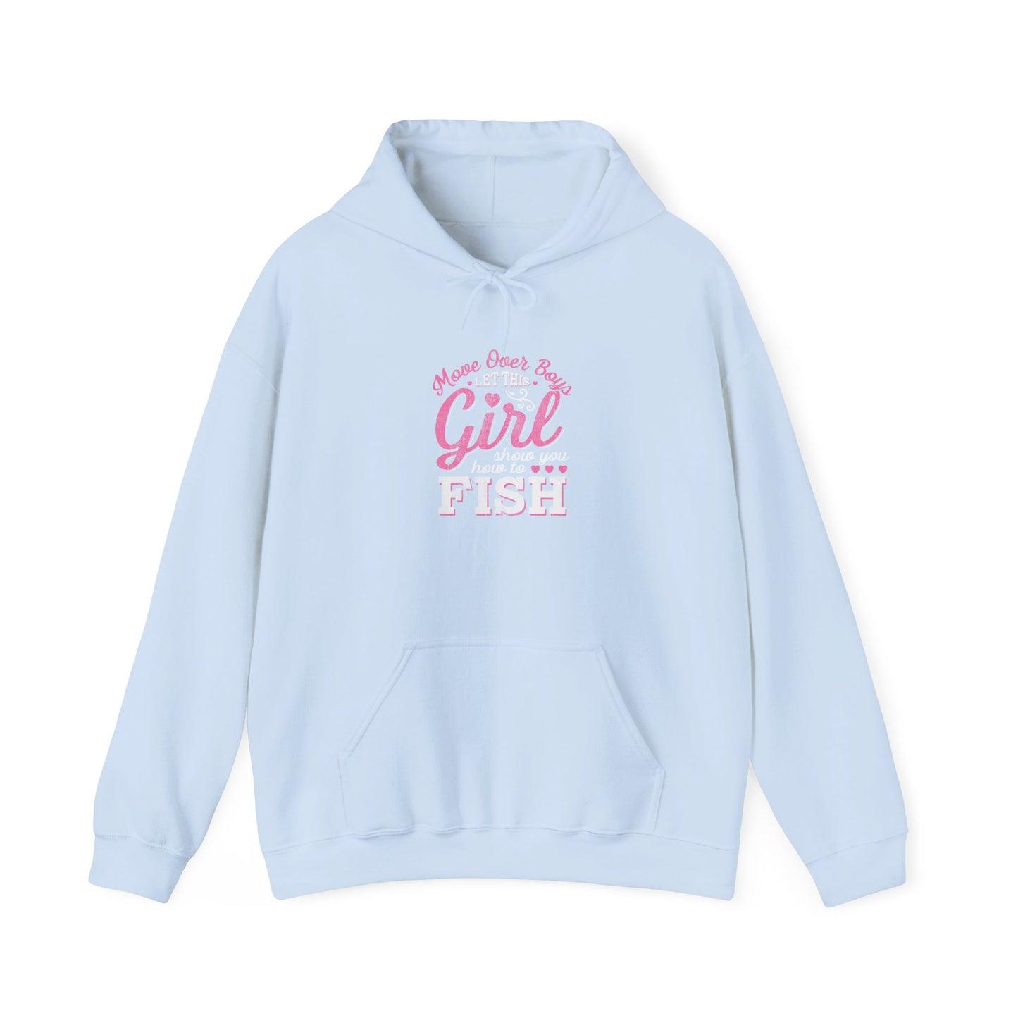 „Show You How To Fish“ Artistic Unisex Hoodie – Unique Graphic Sweatshirt, Cozy Layer, Everyday Wear, Gift for Him/Her, Casual Fashion
