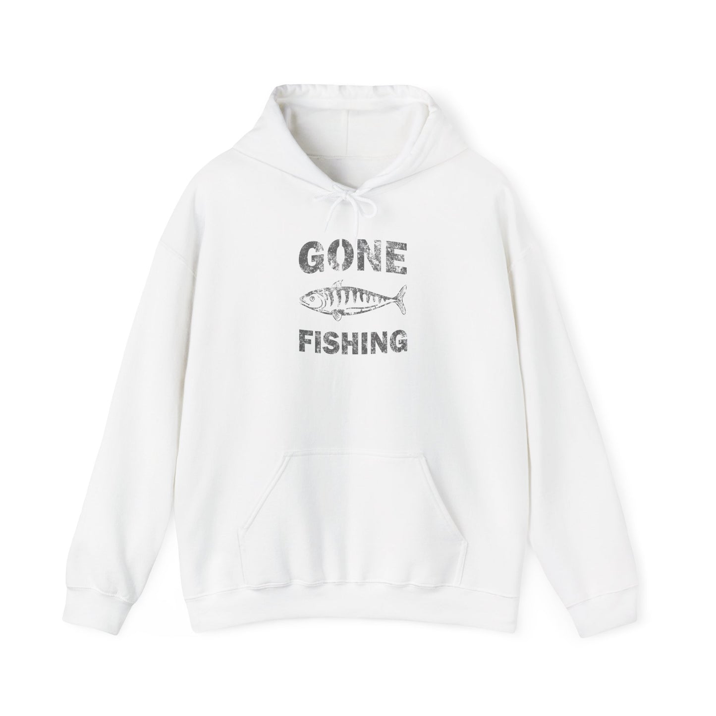"Gone Fishing" Kapuzenpullover – Moderner Streetwear Look