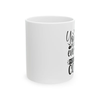 Bedruckte Kaffeetasse – 11oz (330 ml) – „Not Coffee“ – robust & stilvoll