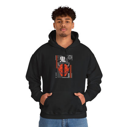 „Anime Mask“ Hoodie – Unisex Streetwear Style