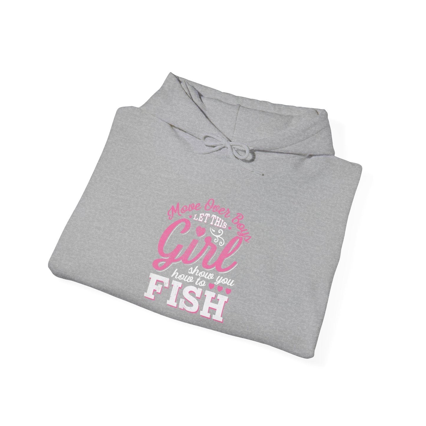 „Show You How To Fish“ Artistic Unisex Hoodie – Unique Graphic Sweatshirt, Cozy Layer, Everyday Wear, Gift for Him/Her, Casual Fashion