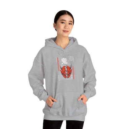 „Anime Mask“ Hoodie – Unisex Streetwear Style