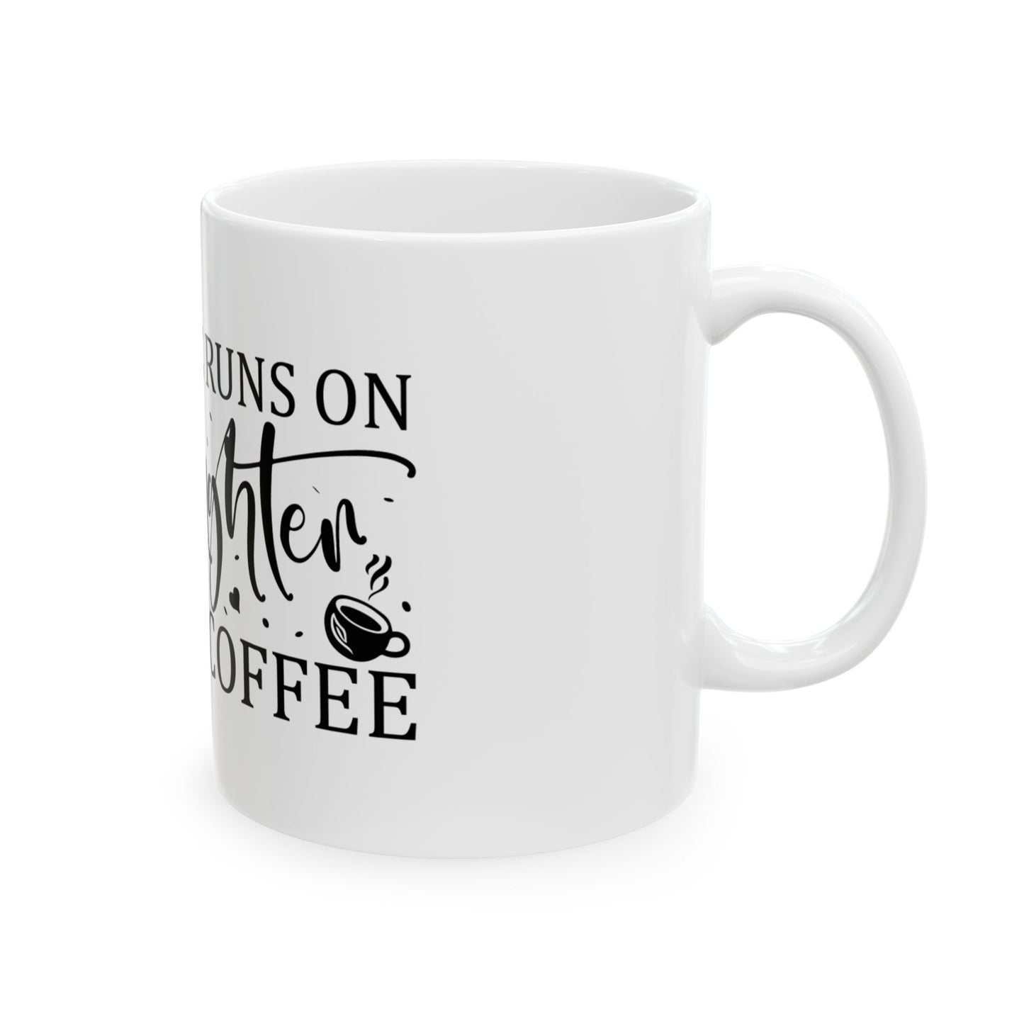 Bedruckte Kaffeetasse – 11oz (330 ml) – „Our House“ – robust & stilvoll