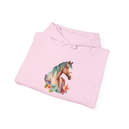 "Horse Flower" Hoodie – Unisex Streetwear Style