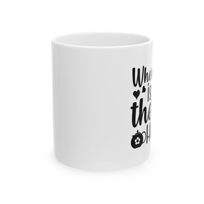 Bedruckte Kaffeetasse – 11oz (330 ml) – „Hope“ – robust & stilvoll
