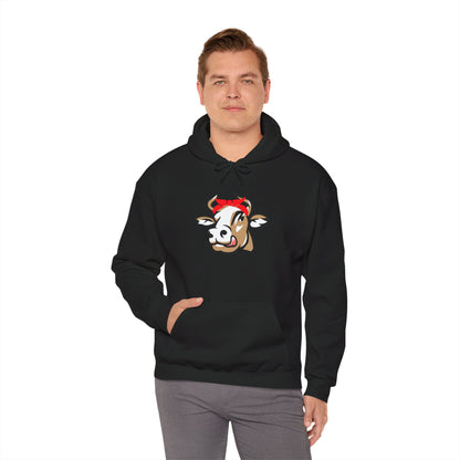 Kapuzenpullover "Cow" – Perfekt für Freizeit & Alltag