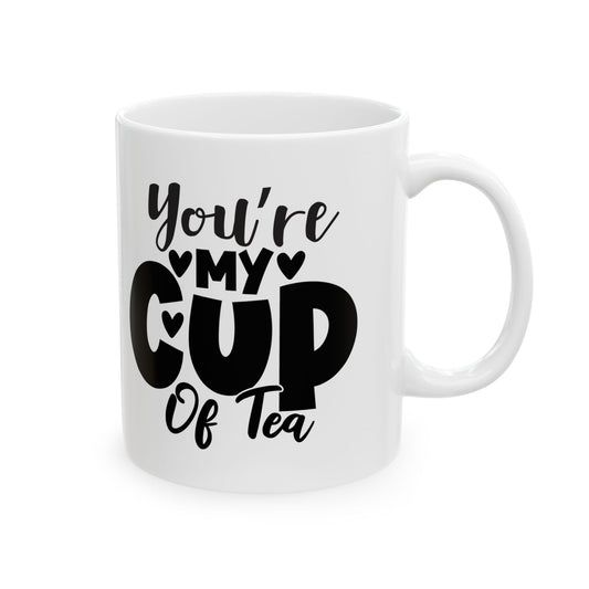 Bedruckte Kaffeetasse – 11oz (330 ml) – „Cup of Tea 10“ – robust & stilvoll