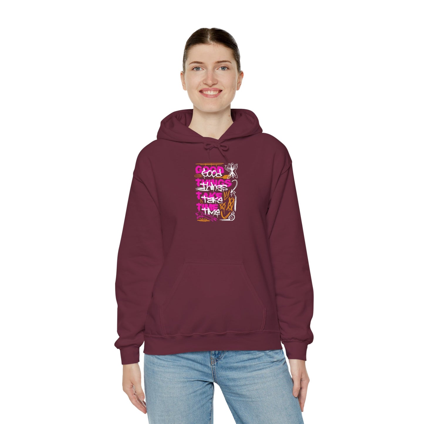 "Good Things" Kapuzenpullover – Moderner Streetwear Look