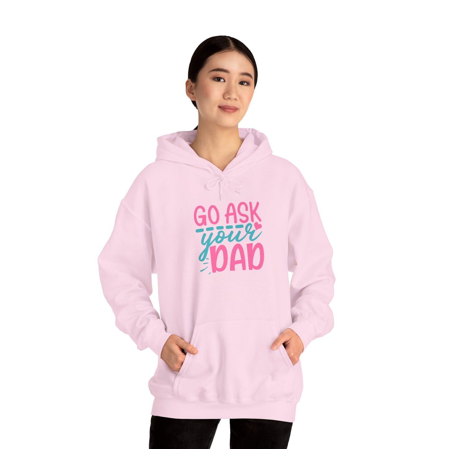 "Ask Your Dad" Kapuzenpullover – Moderner Streetwear Look