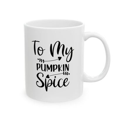 Bedruckte Kaffeetasse – 11oz (330 ml) – „Pumpkin Spice 2“ – robust & stilvoll