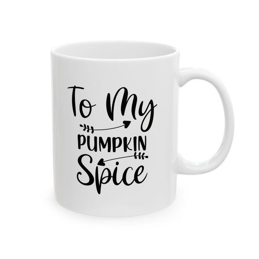 Bedruckte Kaffeetasse – 11oz (330 ml) – „Pumpkin Spice 2“ – robust & stilvoll