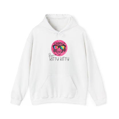 Gemütlicher Hoodie "Here Kitty" – Unisex Fit & Komfort