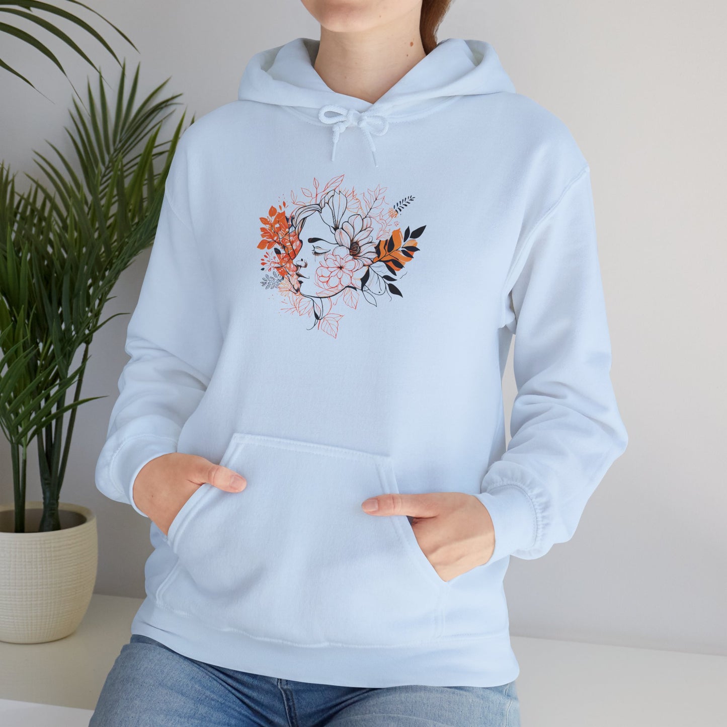 Artistic Unisex Hoodie – Unique Graphic Sweatshirt, Cozy Layer, Everyday Wear, Gift for Him/Her, Casual Fashion