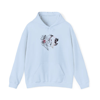 Artistic Unisex Hoodie – Unique Graphic Sweatshirt, Cozy Layer, Everyday Wear, Gift for Him/Her, Casual Fashion