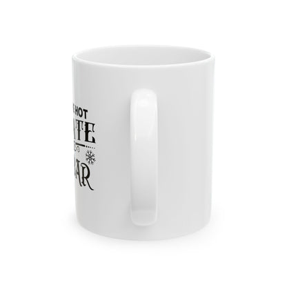 Bedruckte Kaffeetasse – 11oz (330 ml) – „Chocolate Bar“ – robust & stilvoll
