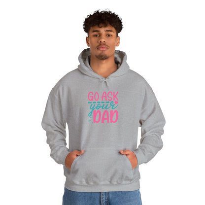 "Ask Your Dad" Kapuzenpullover – Moderner Streetwear Look