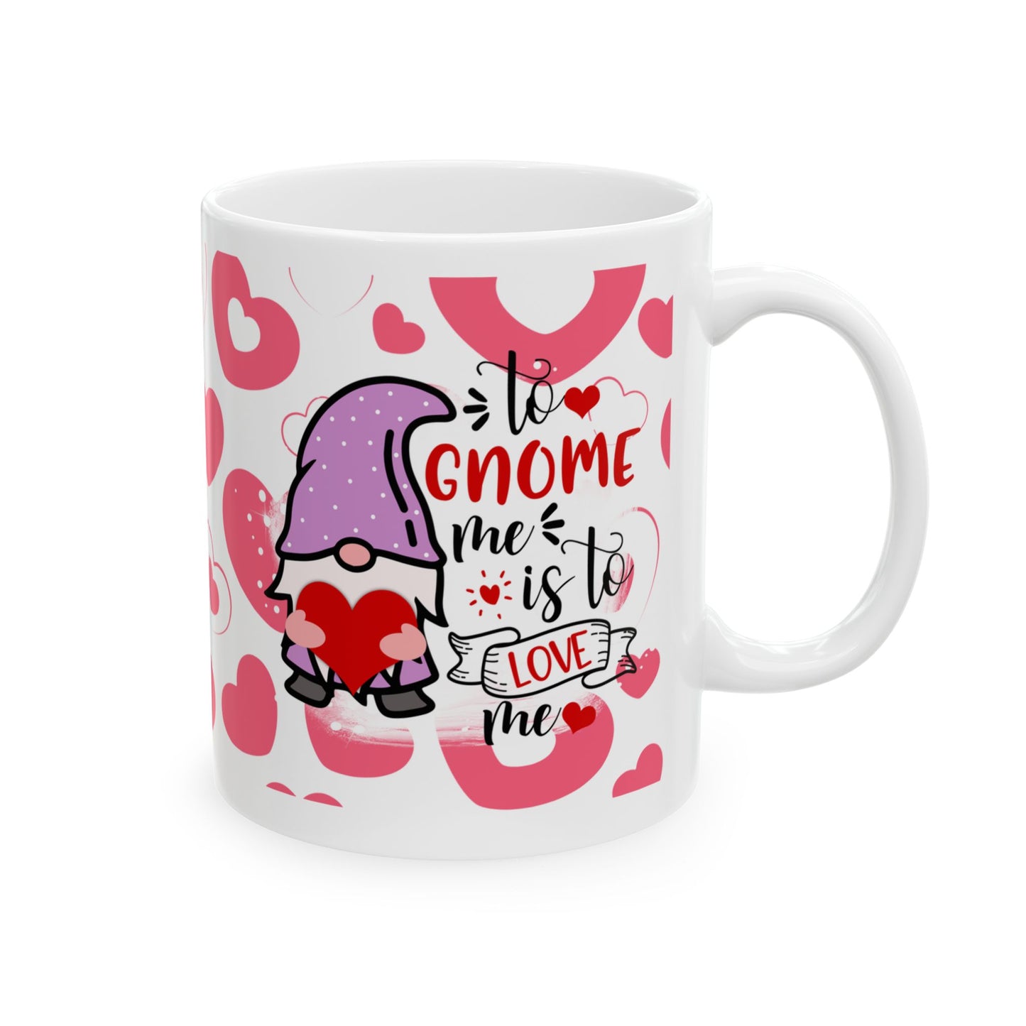 Bedruckte Kaffeetasse – 11oz (330 ml) – „Gnome“ – robust & stilvoll