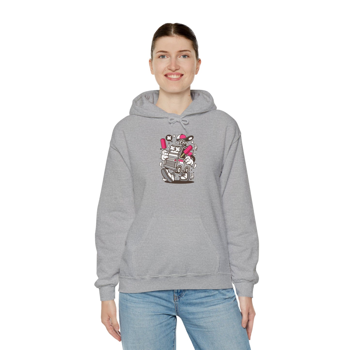 „Walking Car“ Hoodie – Unisex Streetwear Style