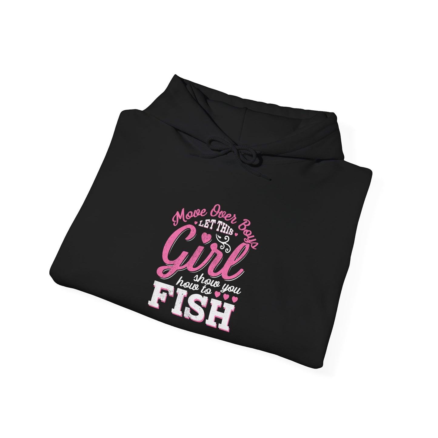 „Show You How To Fish“ Artistic Unisex Hoodie – Unique Graphic Sweatshirt, Cozy Layer, Everyday Wear, Gift for Him/Her, Casual Fashion