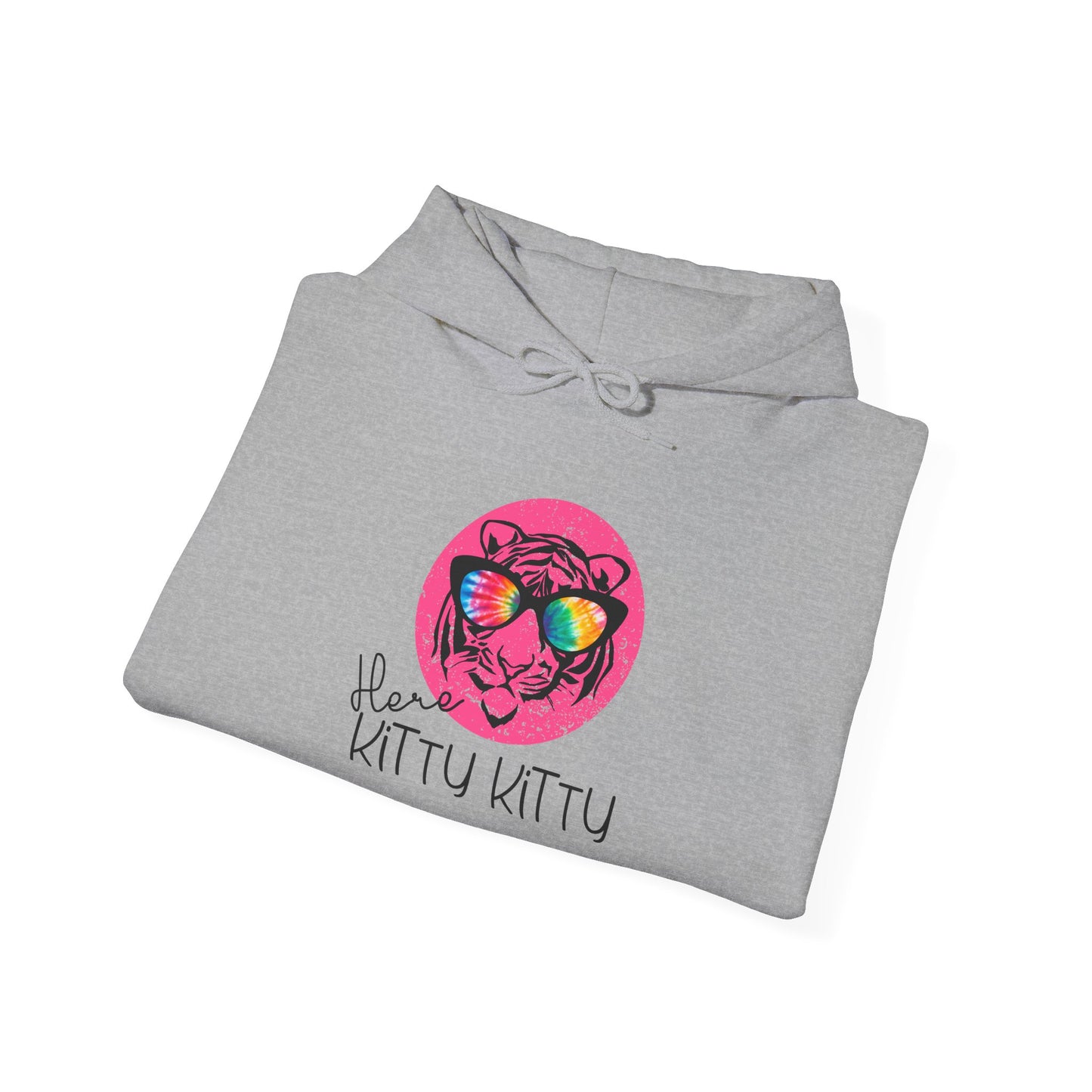 Gemütlicher Hoodie "Here Kitty" – Unisex Fit & Komfort