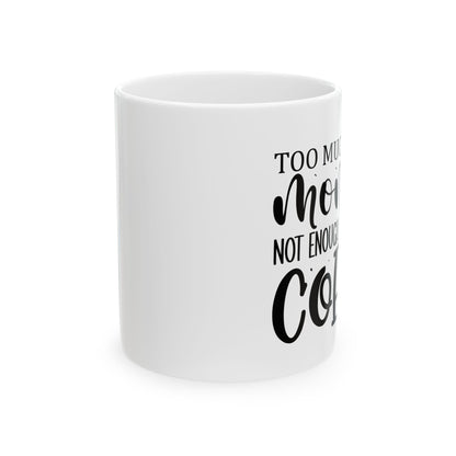 Bedruckte Kaffeetasse – 11oz (330 ml) – „Monday“ – robust & stilvoll