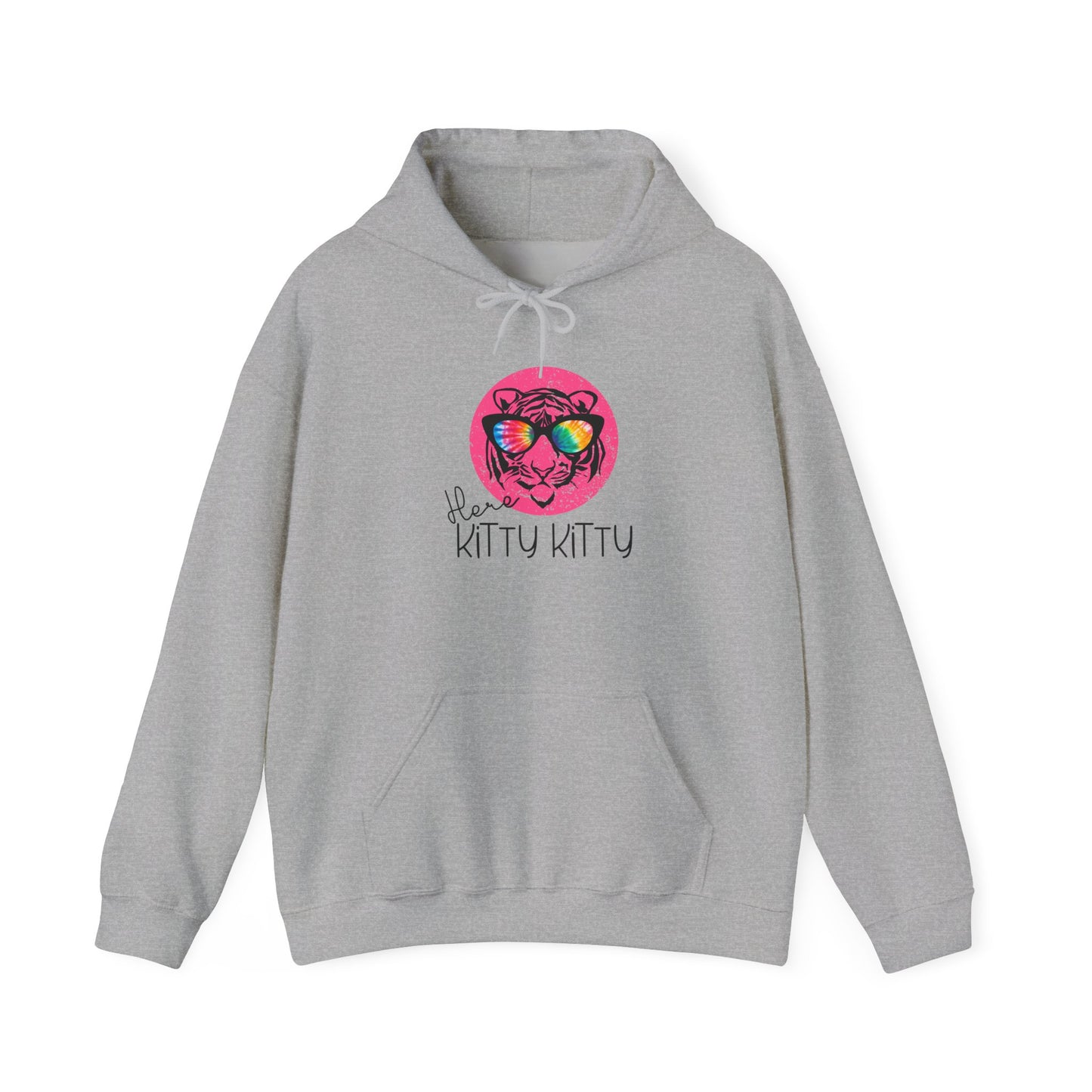 Gemütlicher Hoodie "Here Kitty" – Unisex Fit & Komfort