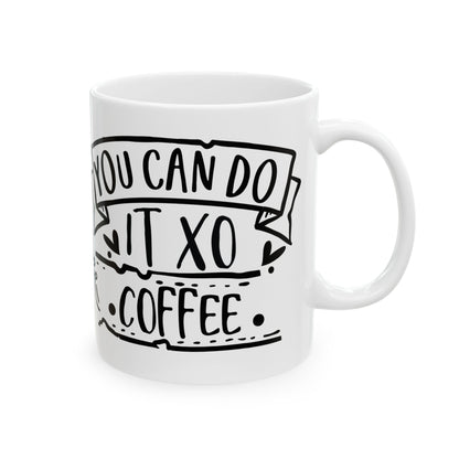 Bedruckte Kaffeetasse – 11oz (330 ml) – „Do It“ – robust & stilvoll