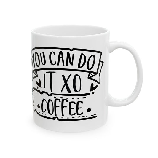 Bedruckte Kaffeetasse – 11oz (330 ml) – „Do It“ – robust & stilvoll