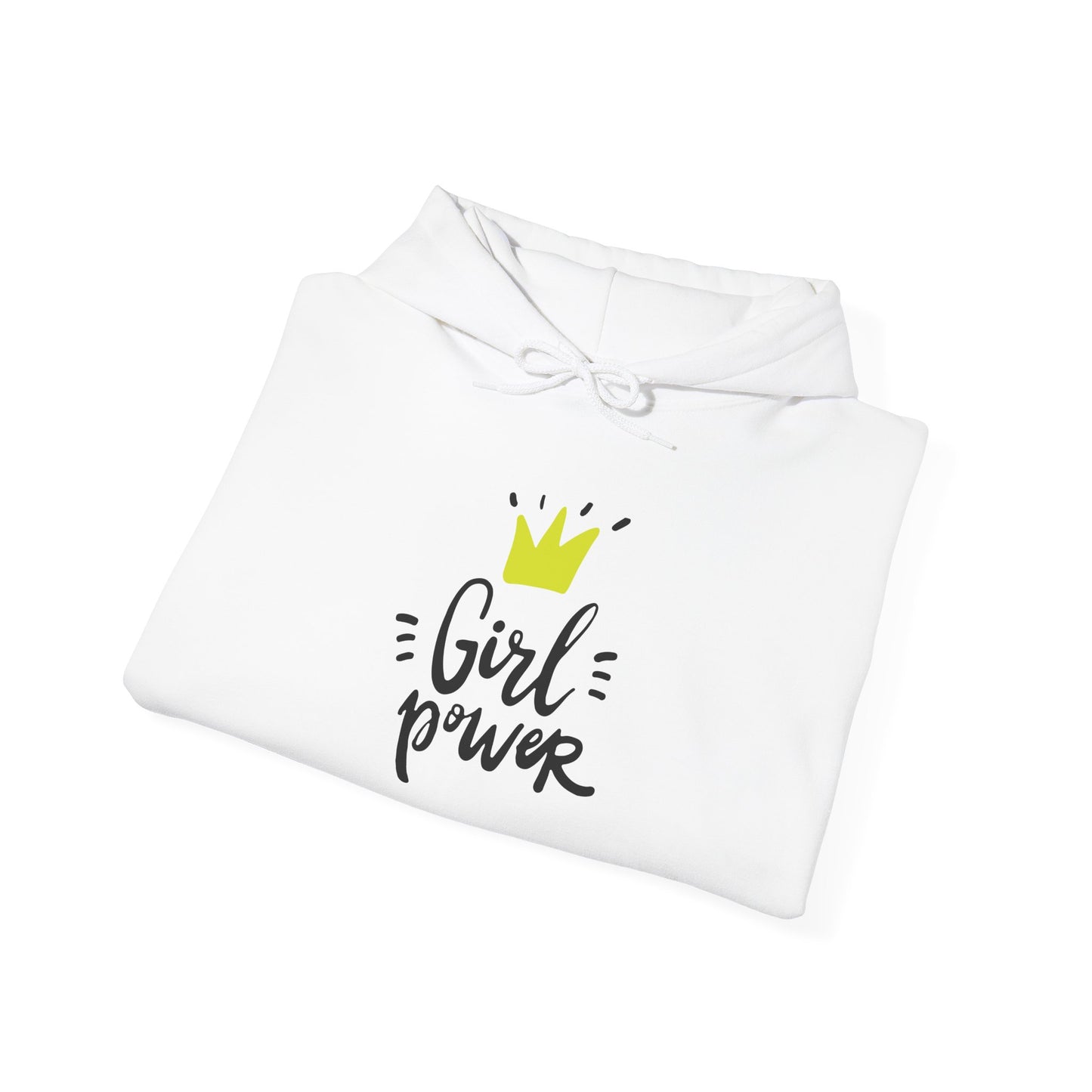 „Girl Power“ Artistic Unisex Hoodie – Unique Graphic Sweatshirt, Cozy Layer, Everyday Wear, Gift for Him/Her, Casual Fashion
