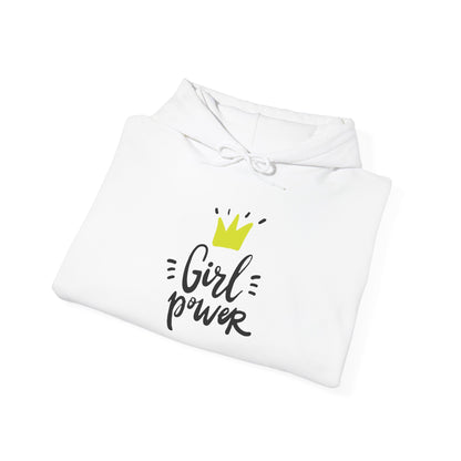 „Girl Power“ Artistic Unisex Hoodie – Unique Graphic Sweatshirt, Cozy Layer, Everyday Wear, Gift for Him/Her, Casual Fashion