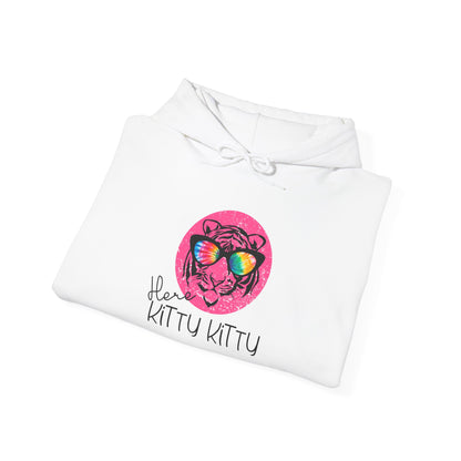 Gemütlicher Hoodie "Here Kitty" – Unisex Fit & Komfort