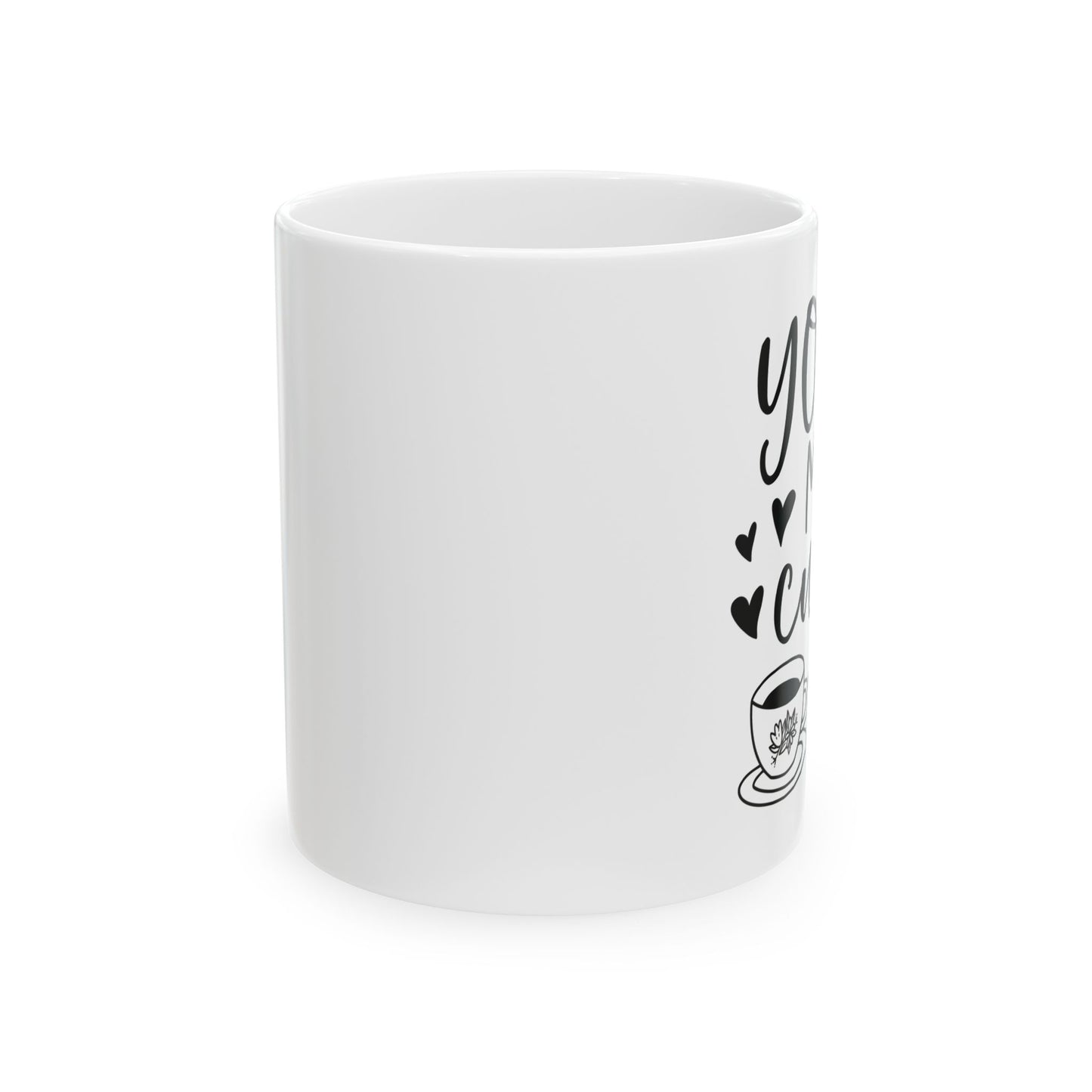 Bedruckte Kaffeetasse – 11oz (330 ml) – „Cup of Tea“ – robust & stilvoll