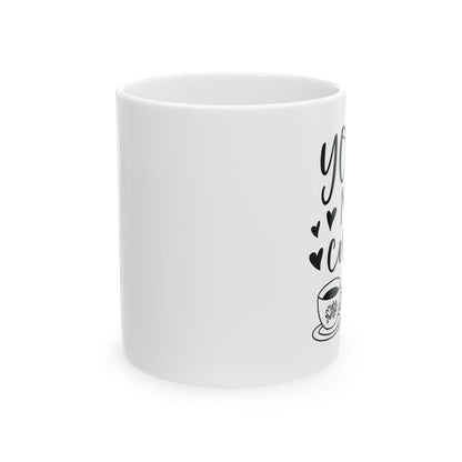 Bedruckte Kaffeetasse – 11oz (330 ml) – „Cup of Tea“ – robust & stilvoll