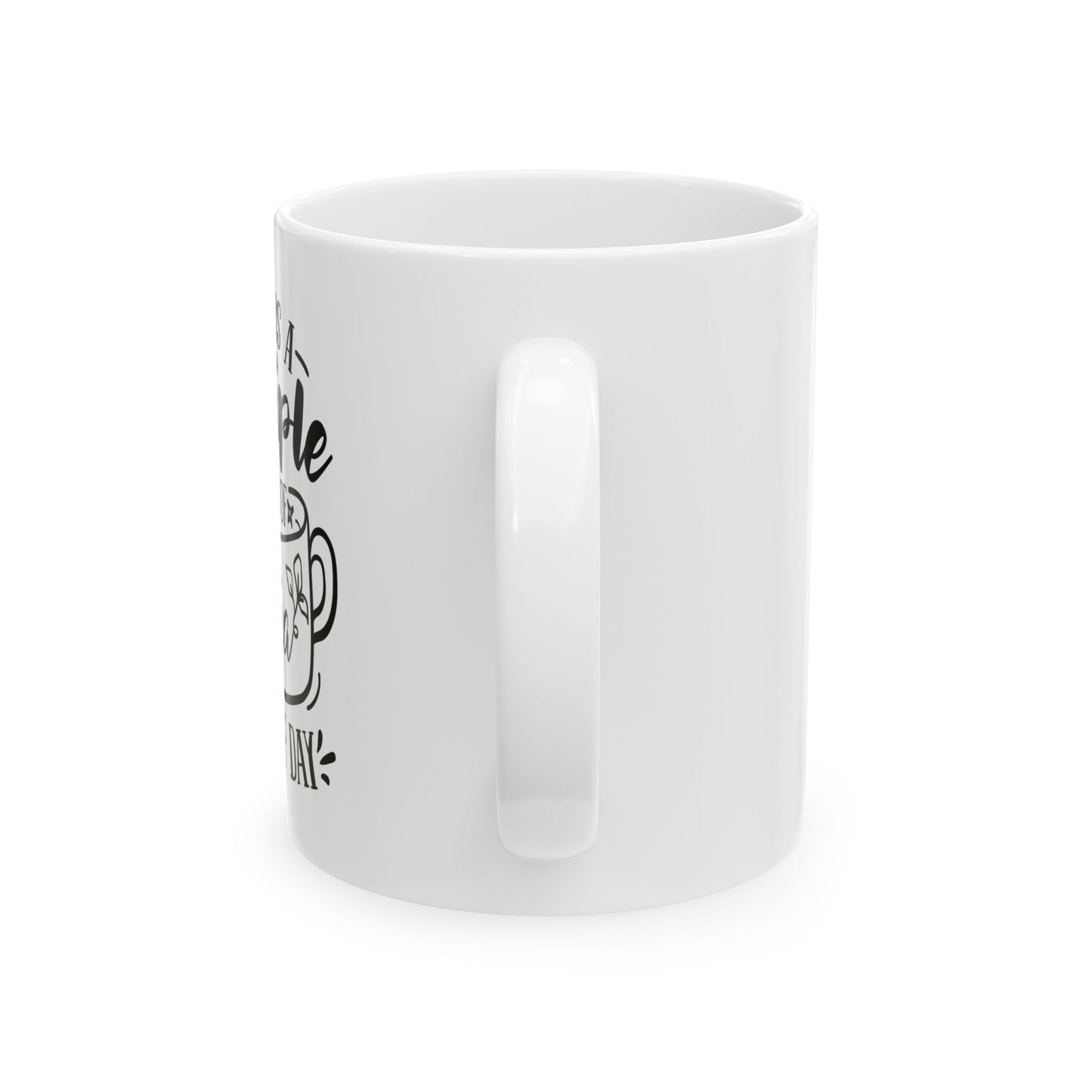 Bedruckte Kaffeetasse – 11oz (330 ml) – „Cups Of Tea 2“ – robust & stilvoll