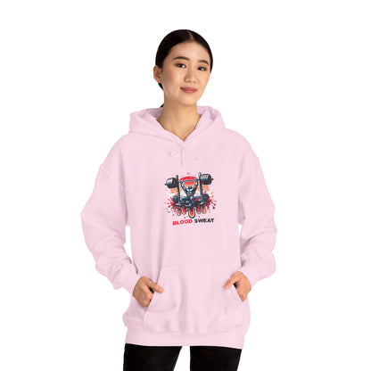 "Blood Sweat" Streetwear Hoodie – Stylisch & Alltagstauglich