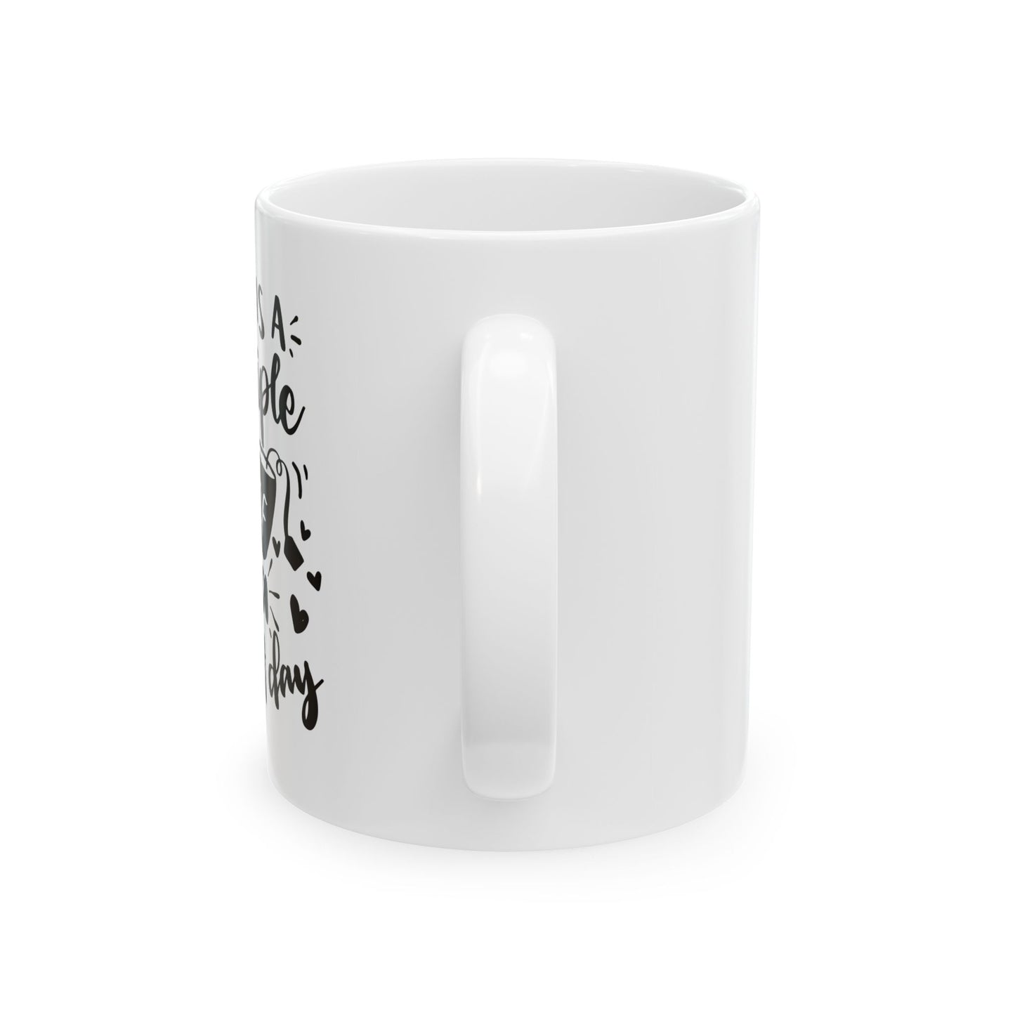 Bedruckte Kaffeetasse – 11oz (330 ml) – „Cups Of Tea“ – robust & stilvoll