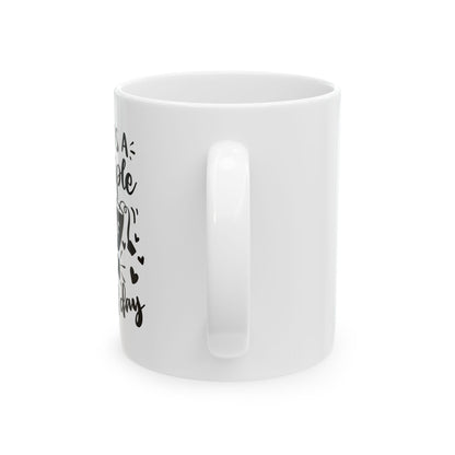Bedruckte Kaffeetasse – 11oz (330 ml) – „Cups Of Tea“ – robust & stilvoll