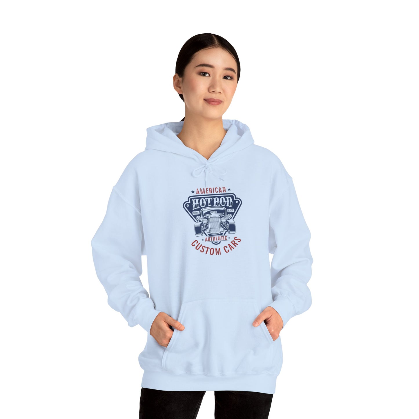 "American Hot Rod" Hoodie – Unisex Streetwear Style