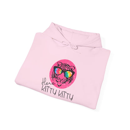 Gemütlicher Hoodie "Here Kitty" – Unisex Fit & Komfort