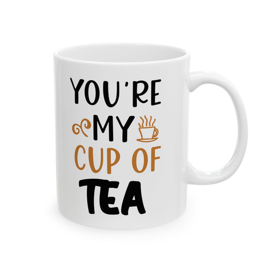 Bedruckte Kaffeetasse – 11oz (330 ml) – „Cup of Tea 7“ – robust & stilvoll
