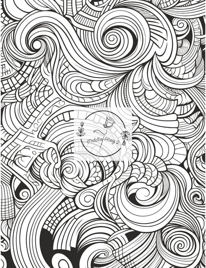 🌀🎨 „MusterMagie – Das Malbuch mit 50 faszinierenden Pattern-Motiven“ ✨📐