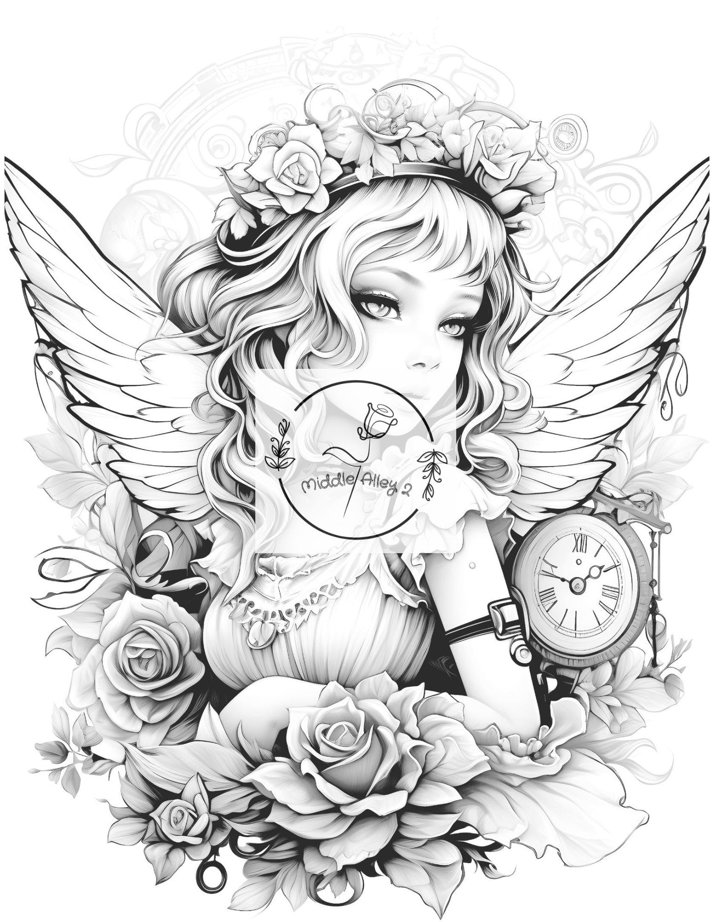 ⚙️🧚‍♀️ „Feenzauber & Zahnräder – Das Malbuch mit 50 magischen Steampunk Fairy Motiven“ 🎨🔩