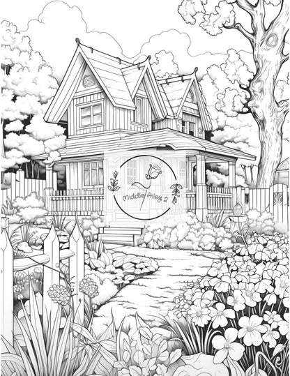 🌷🎨 „Frühlingserwachen – Das Malbuch mit 50 traumhaften Spring Garden Motiven“ 🐝🌿