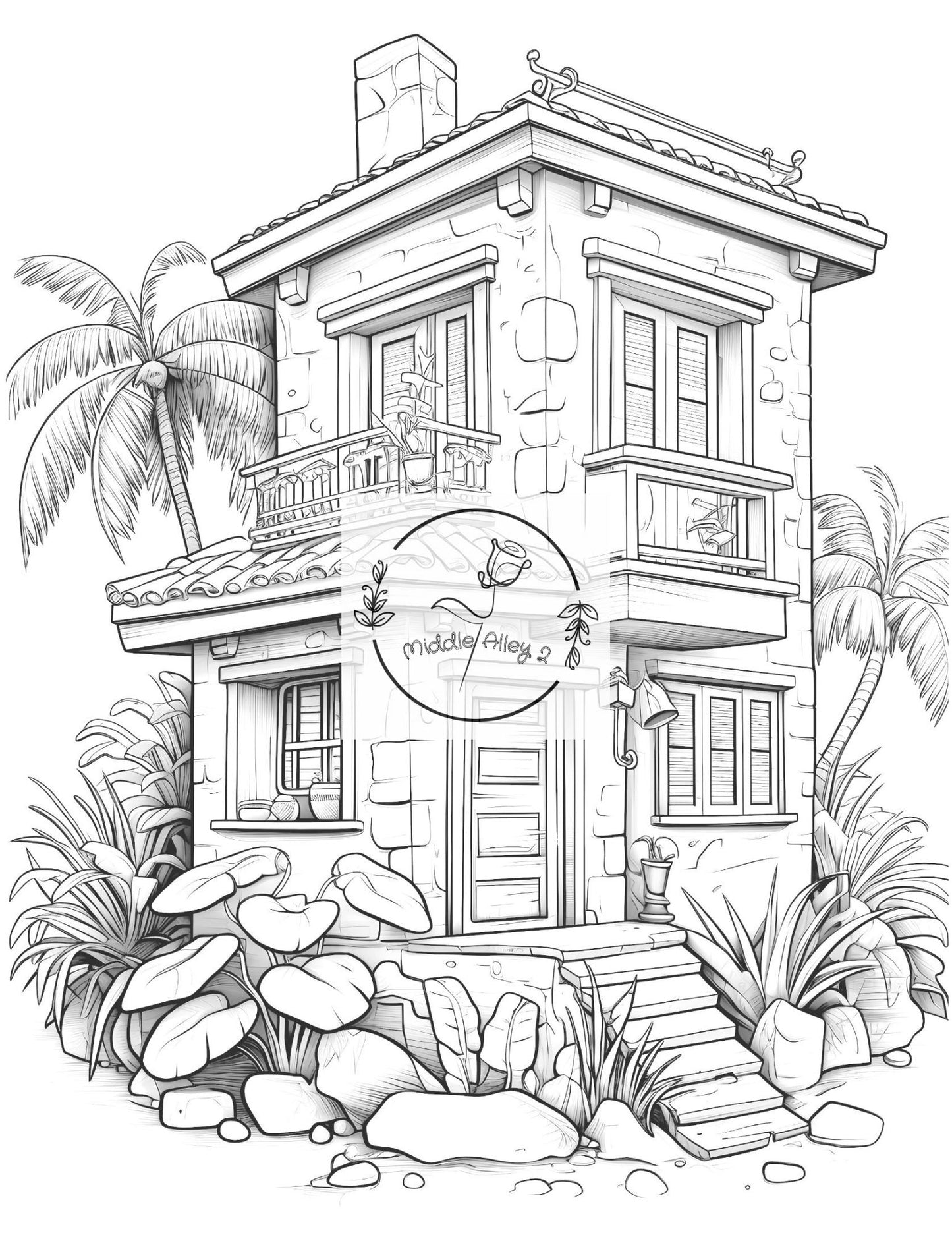 🎨 Casa Loca – Das Malbuch mit 50 verrückten Brasilien-Häusern 🏠🌴