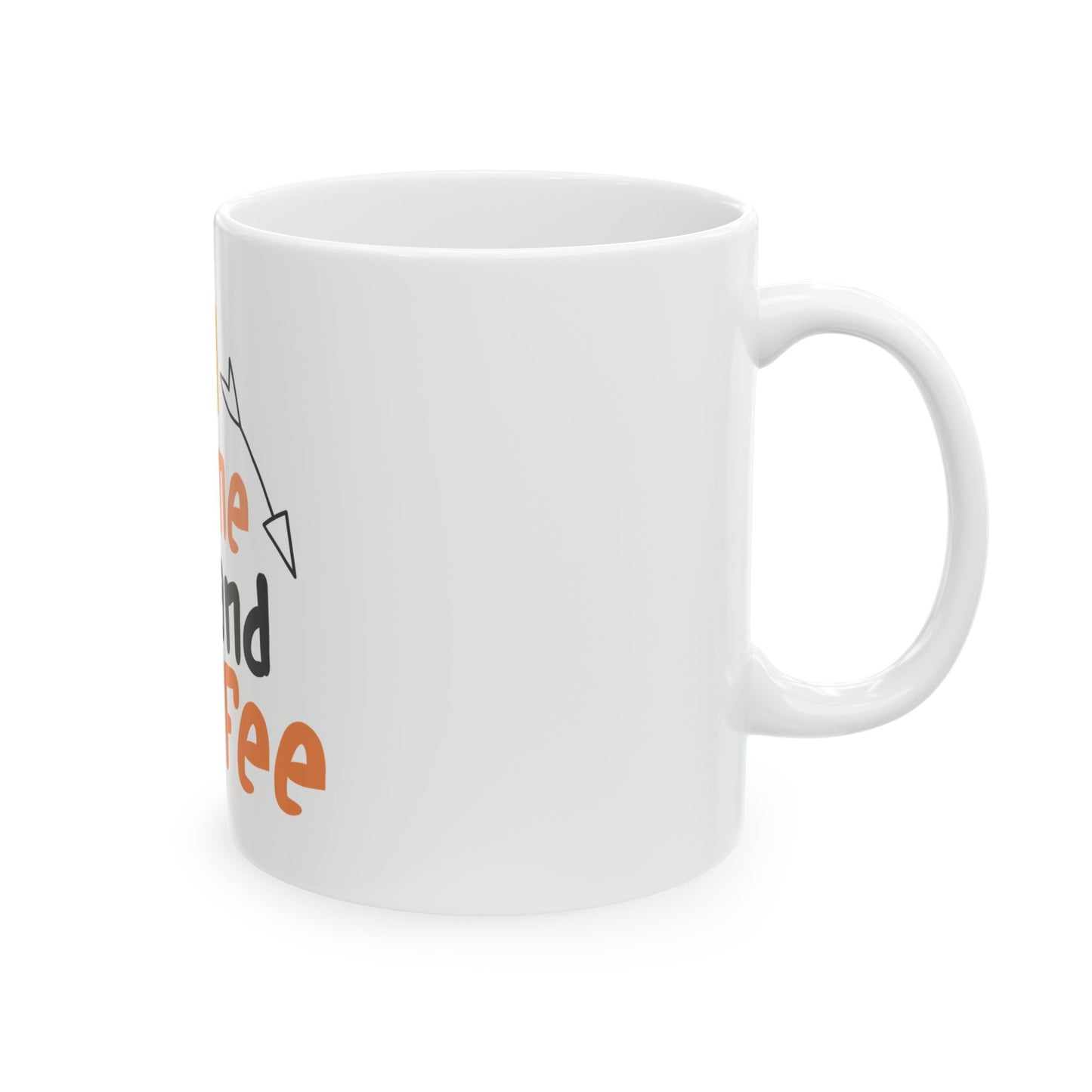Bedruckte Kaffeetasse – 11oz (330 ml) – „You and Me“ – robust & stilvoll
