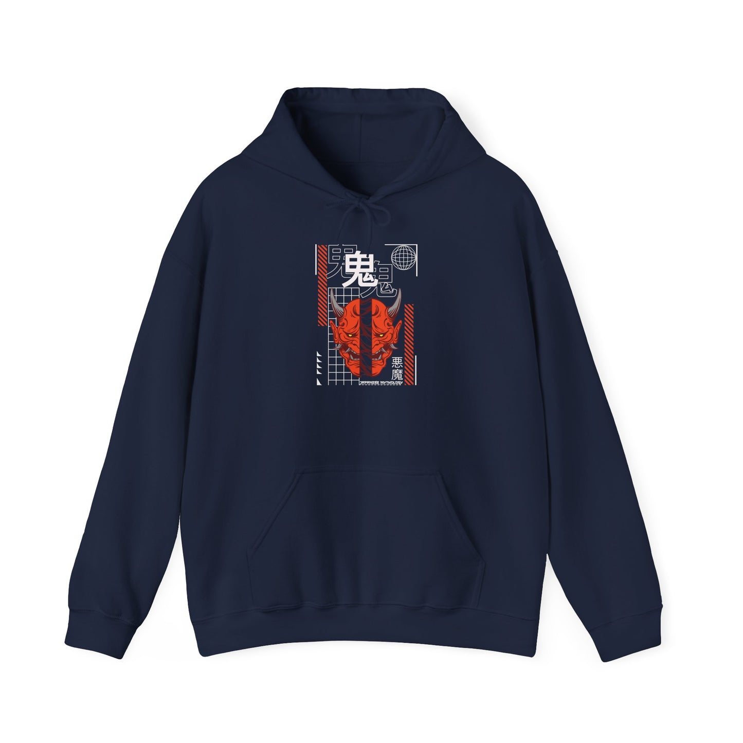 „Anime Mask“ Hoodie – Unisex Streetwear Style