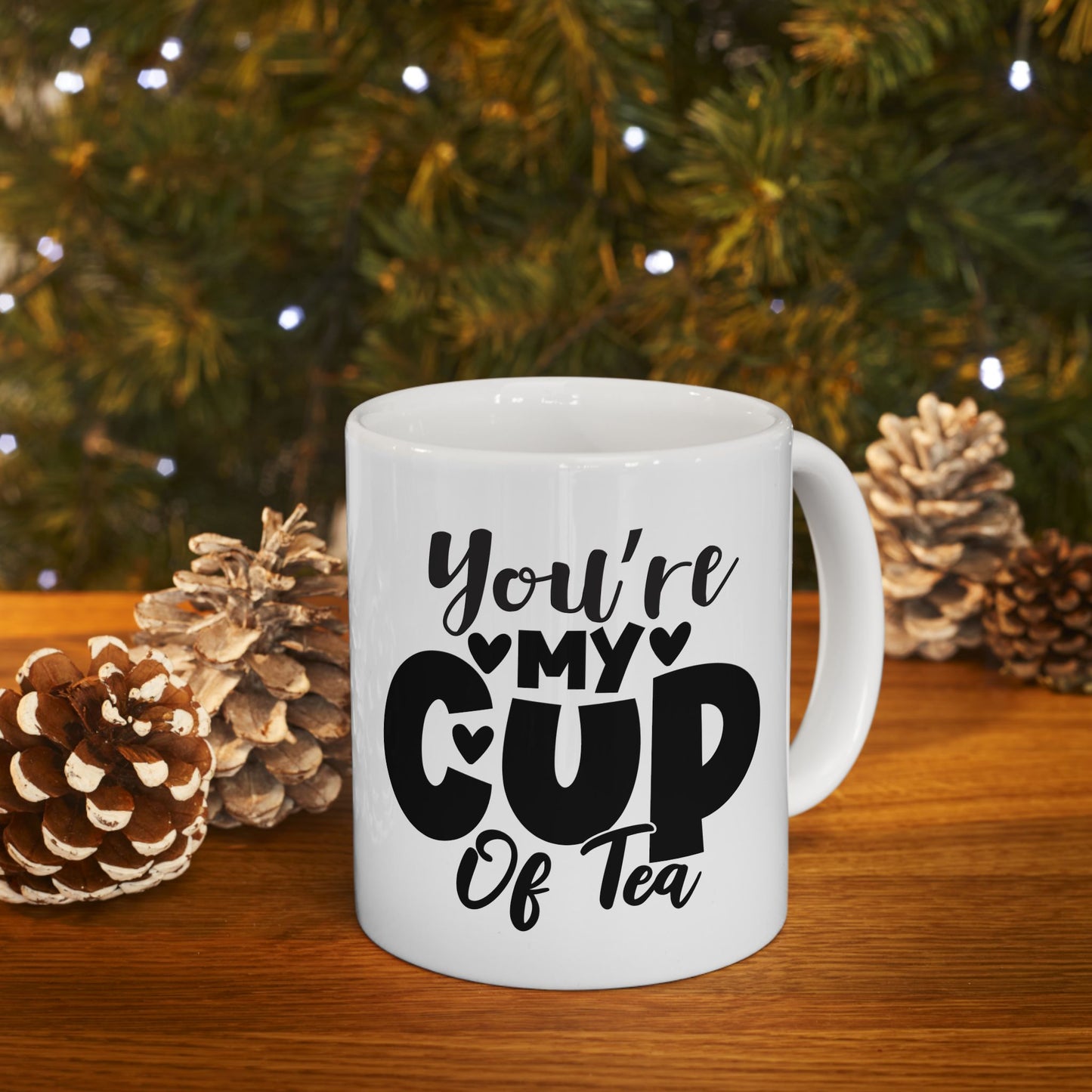 Bedruckte Kaffeetasse – 11oz (330 ml) – „Cup of Tea 10“ – robust & stilvoll