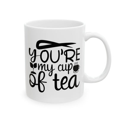 Bedruckte Kaffeetasse – 11oz (330 ml) – „Cup of Tea 2“ – robust & stilvoll