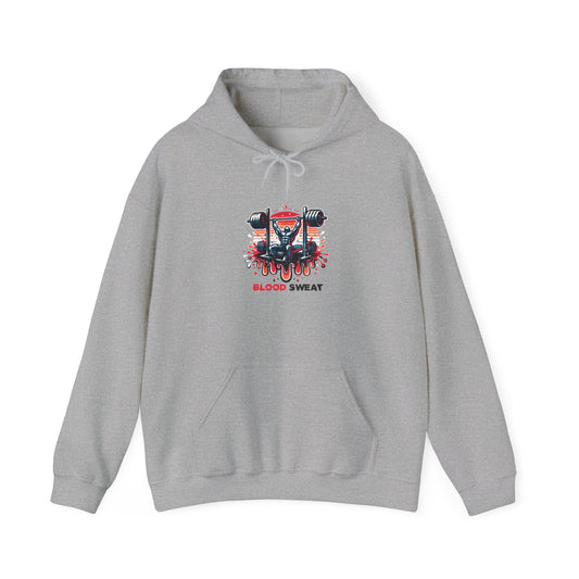 "Blood Sweat" Streetwear Hoodie – Stylisch & Alltagstauglich